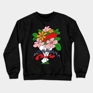 mommiana.mommiana flower for girls hearts and mothers gifts Crewneck Sweatshirt
